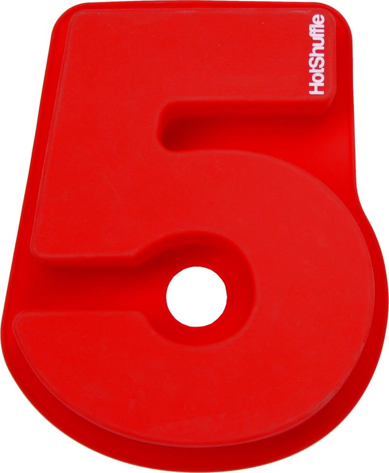 HotShuffle Large Silicone Number Cake Mould Baking Birthday Anniversary 0 1 2 3 4 5 6 7 8 9 - Image 1